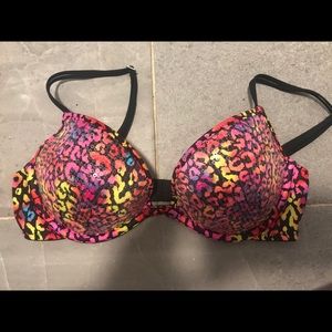 SALE Victoria’s Secret Pink push up plunge sequin
